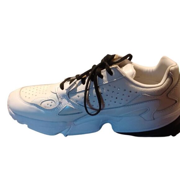 NWOT! BEDAZZLED!!!ADIDAS FV3413 FALCON US size 10 w/ sequins!!! - Picture 3 of 9